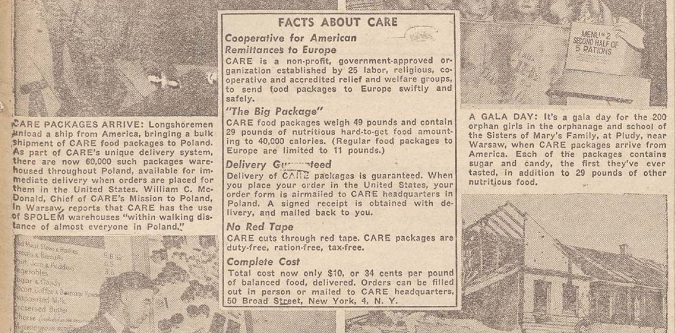 Sokół Polski: 'CARE Food Packages are Welcome Gifts in Poland'