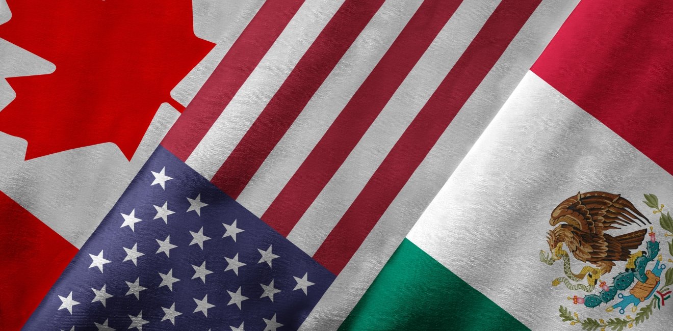 North American flags