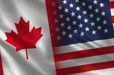 US Canada Flags