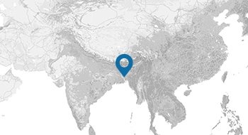Global map of Bangladesh