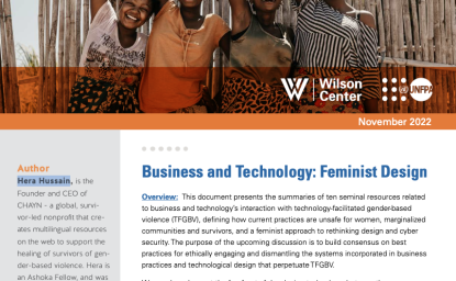 Technology-facilitated Gender-based Violence: Feminist Design cover