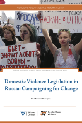 Activists at a May Day rally in St. Petersburg, Russia