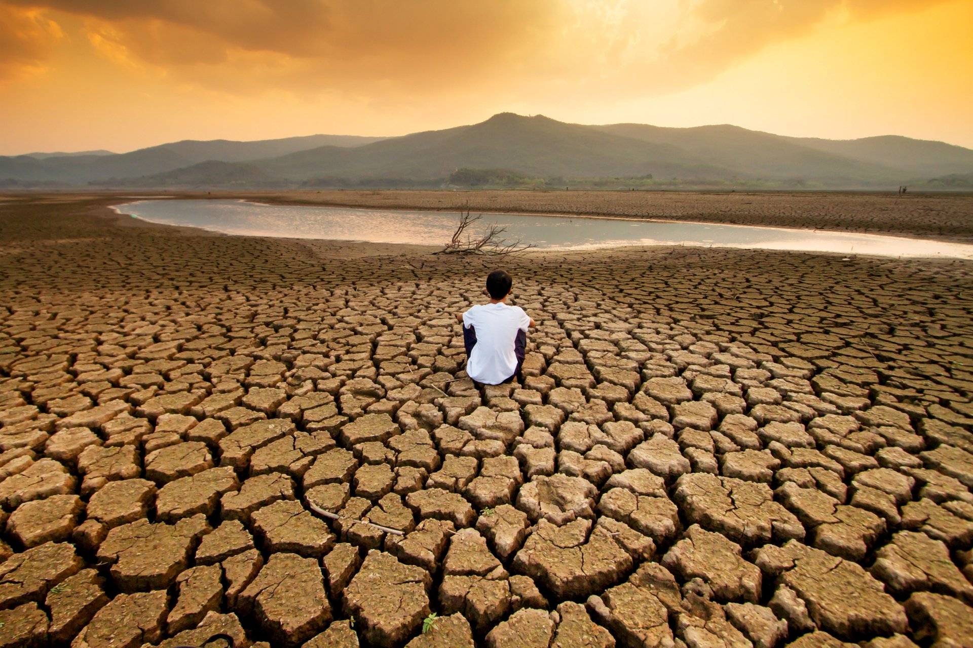 Child on Arid Land