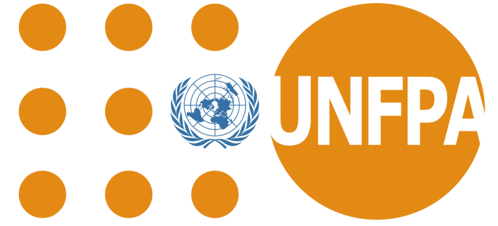 Orange UNFPA logo