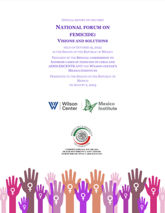 OFFICIAL REPORT ON THE FIRST NATIONAL FORUM ON FEMICIDE: VISIONS AND SOLUTIONS