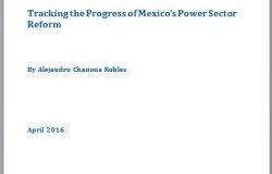 Tracking the Progress of Mexico’s Power Sector Reform