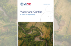  Cover of USAID’s Water and Conflict Toolkit.