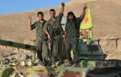 YPG fighters in Syria