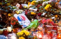 Memorial for victims in Paris