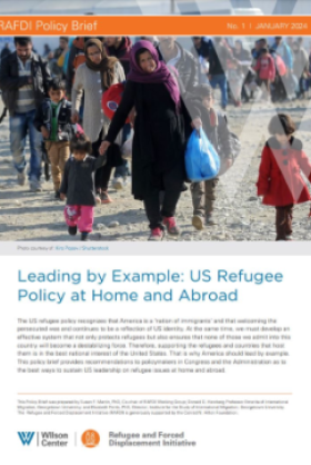 Leading by Example: US Refugee Policy at Home and Abroad